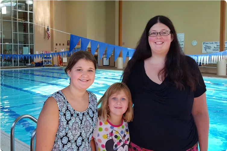 How YMCA financial assistance program helped Rebecca.